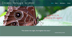 Desktop Screenshot of dramatherapyinstitute.com